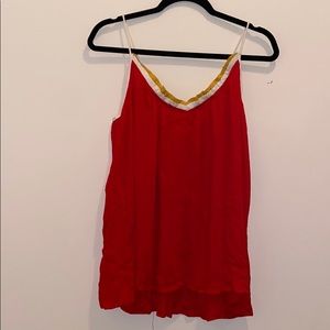 Elodie red tank top